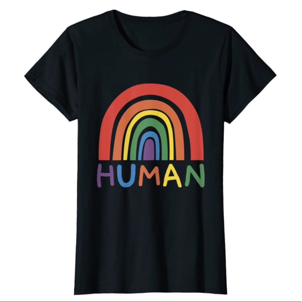 🌈 HUMAN Pride Rainbow T-Shirt